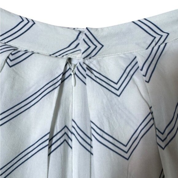 Yumi Kim Linen Culottes Cropped Pants S Resort Bohemian‎ Beachy Pleated Chevron - Picture 5 of 8